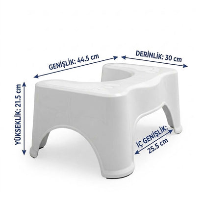 BanyoFit® Ergonomik Klozet Taburesi